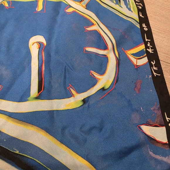 Hublot Vibrant Abstract Silk Scarf - Picture 7 of 15